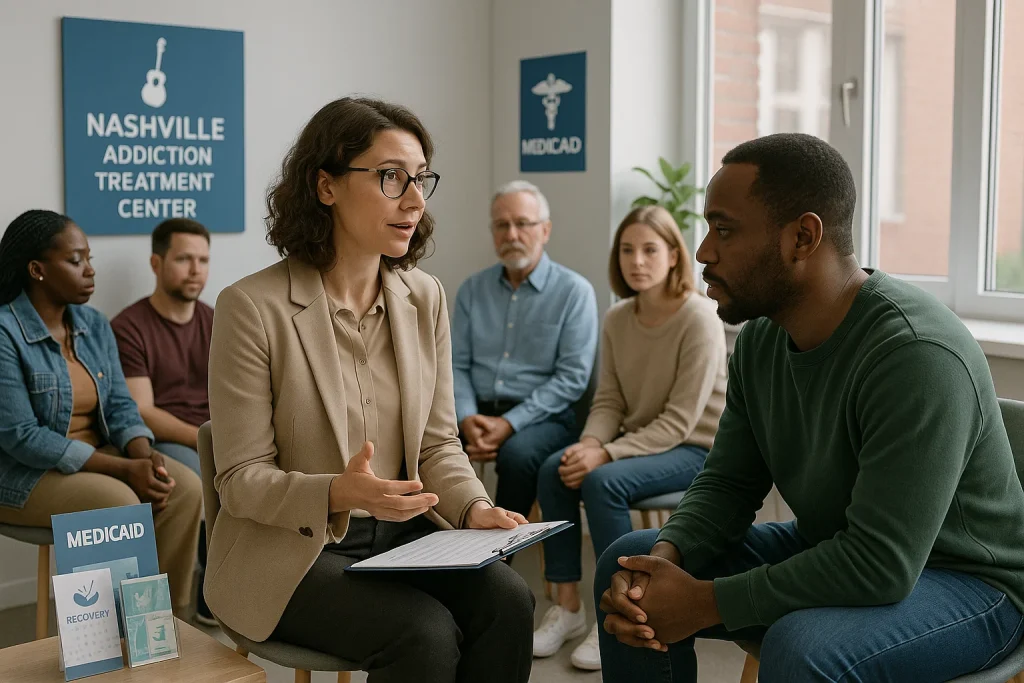 Nashville addiction treatment center offering Medicaid-covered support to diverse patients