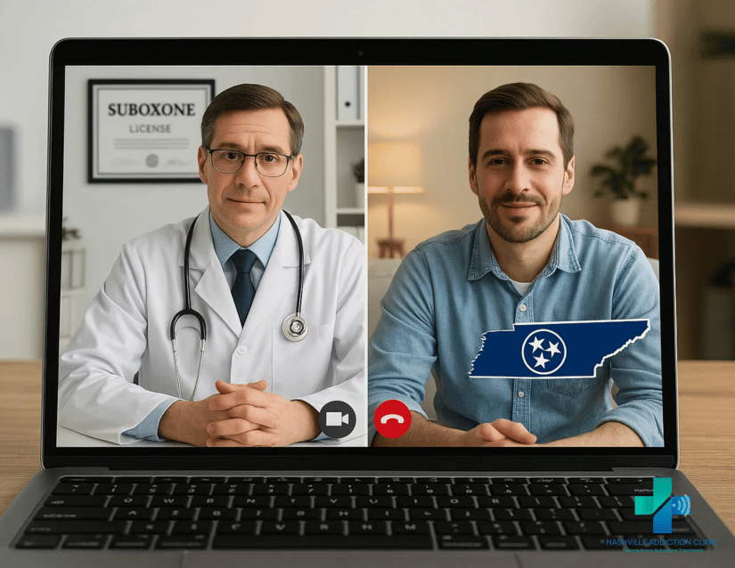 Online Suboxone doctor in Tennessee providing virtual treatment via telehealth session