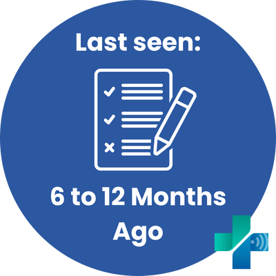 Returning Patient Intake icon for former patients last seen 6–12 months ago.