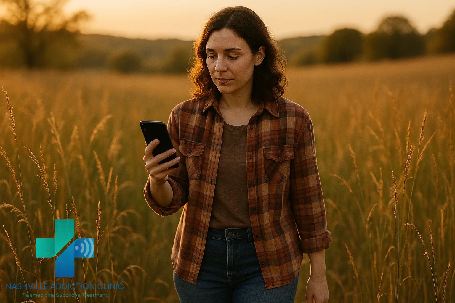 Peaceful rural scene symbolizing access and renewal through Nashville Addiction Clinic’s online Suboxone programs.