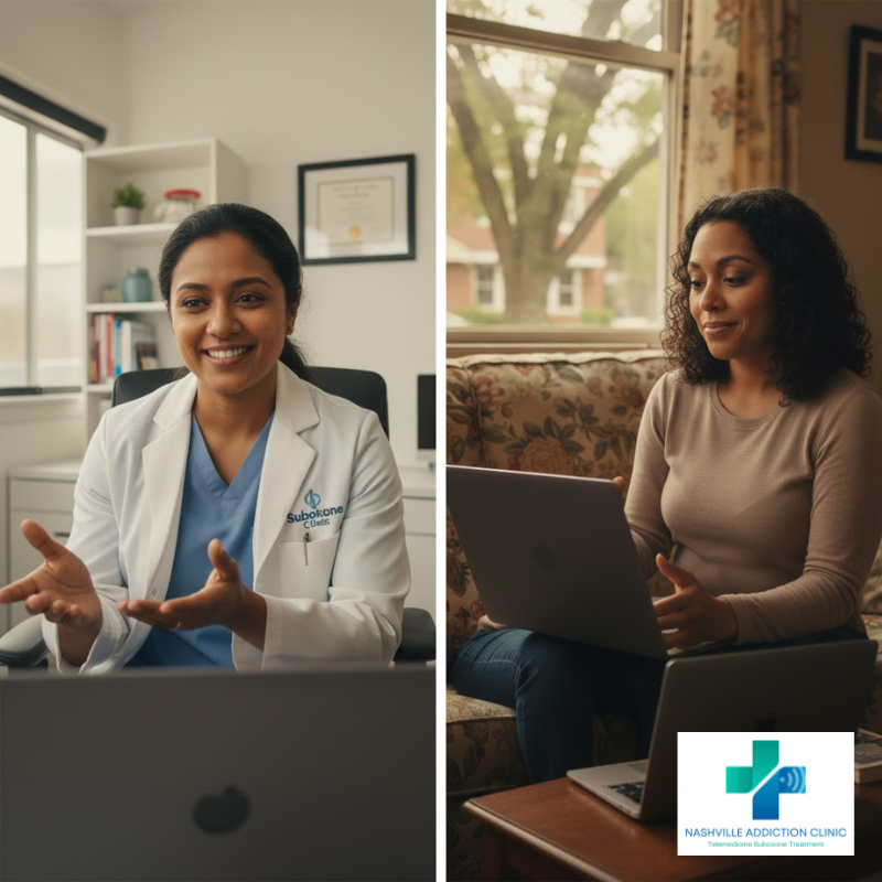 Patient starting Suboxone treatment online in Tennessee