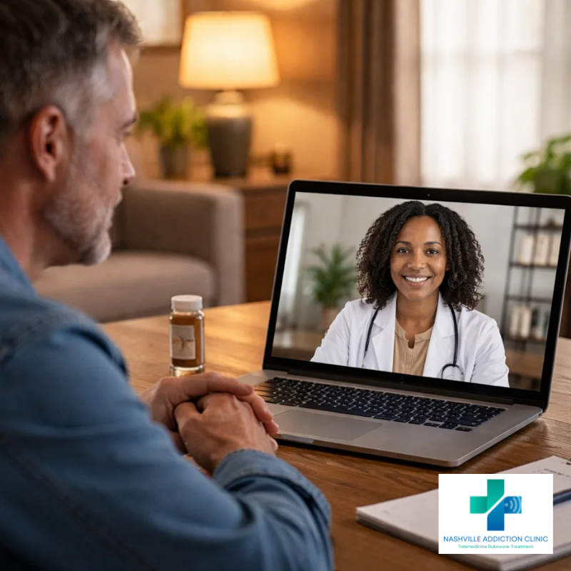 Virtual Suboxone treatment appointment in Tennessee