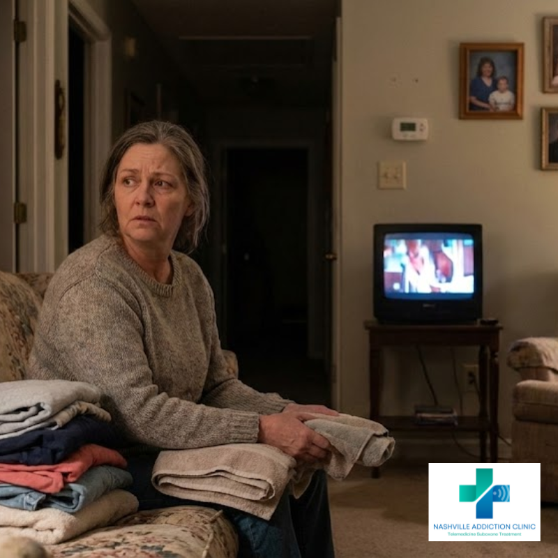 Family struggling with enabling behavior in addiction