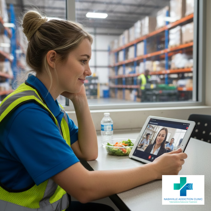 Online addiction treatment appointment covered by insurance in Tennessee