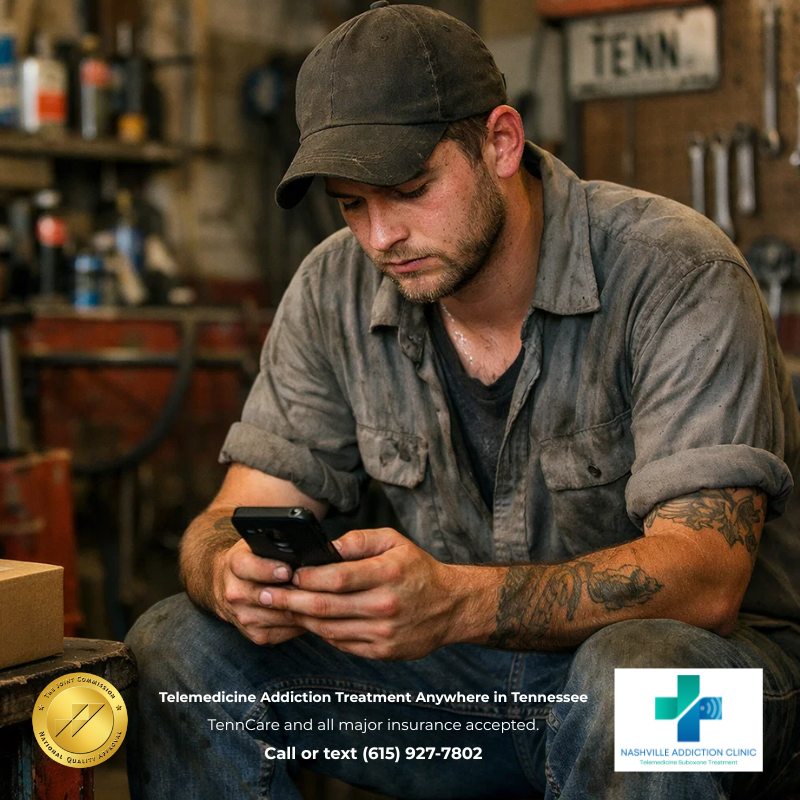 Same-day virtual treatment for opioid withdrawal via telemedicine in Tennessee