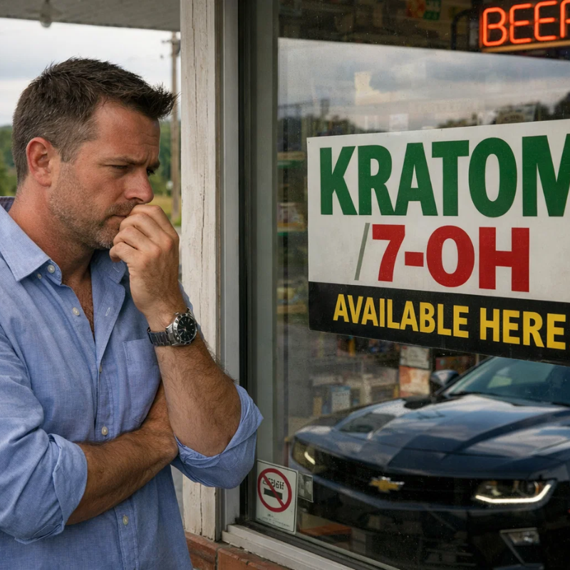 Person in rural Tennessee reflecting on kratom use and possible treatment options